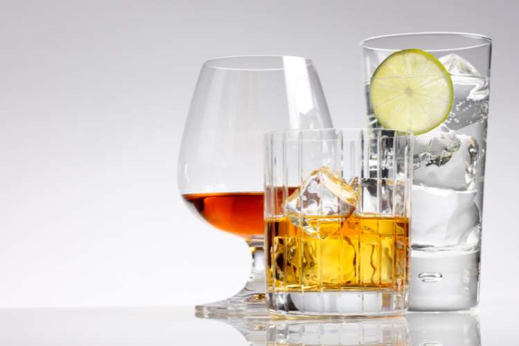 Smiling woman doing podcasts to support your sobriety